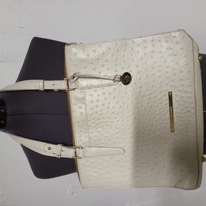 Brahminn anywhere tote, color bone, genuine leather. With dustbag.
